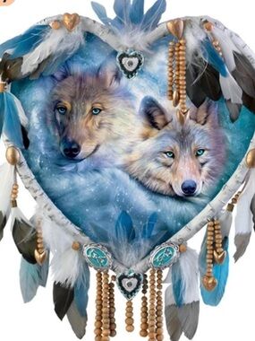 The Bradford Exchange #3 'Awakening Dreams' Dreamcatcher by Carol Cavalaris 9.5"